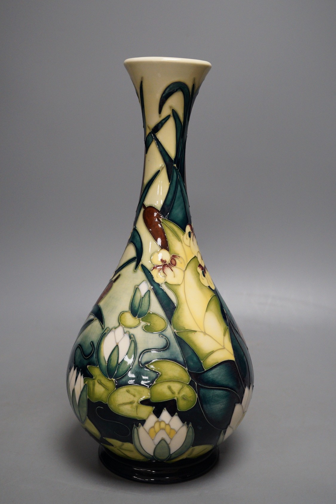 A Moorcroft pottery vase, decorated with the 